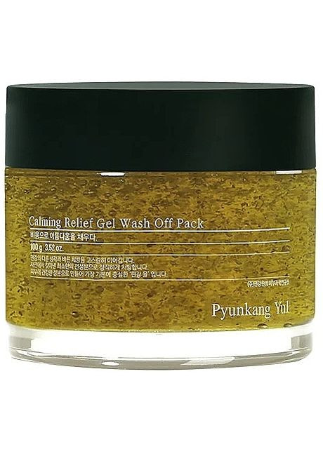 Заспокійлива гелева маска для обличчя Calming Relief Gel Wash Off Pack 100g (1262175-138214) Pyunkang Yul (368661287)