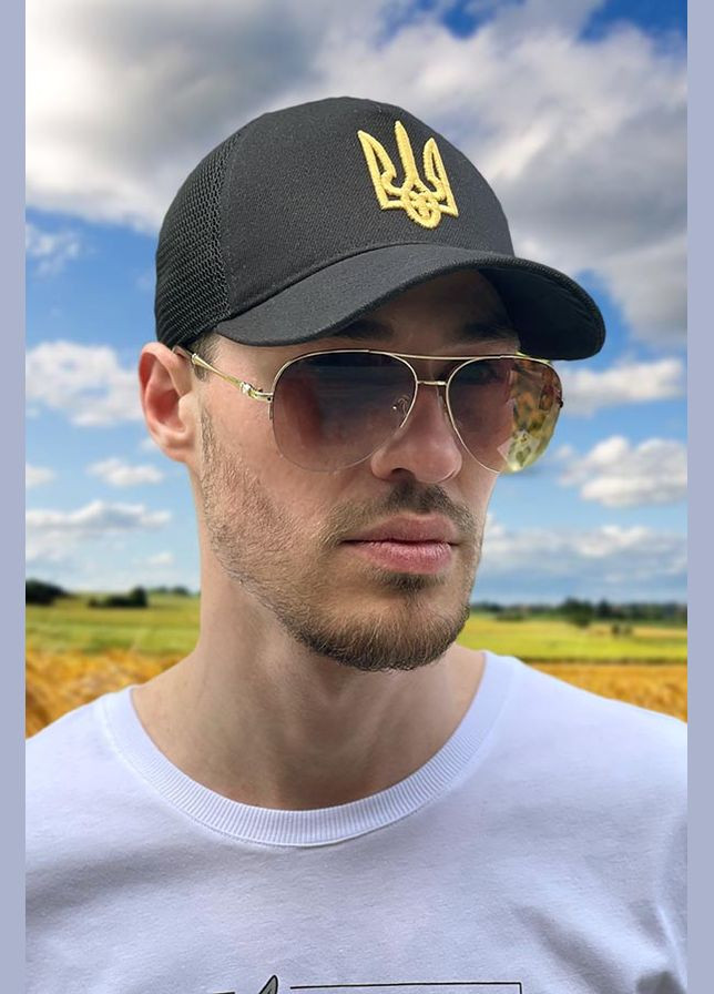 Чоловіча бейсболка із сіткою «Тризуб» Braxton (322826947)
