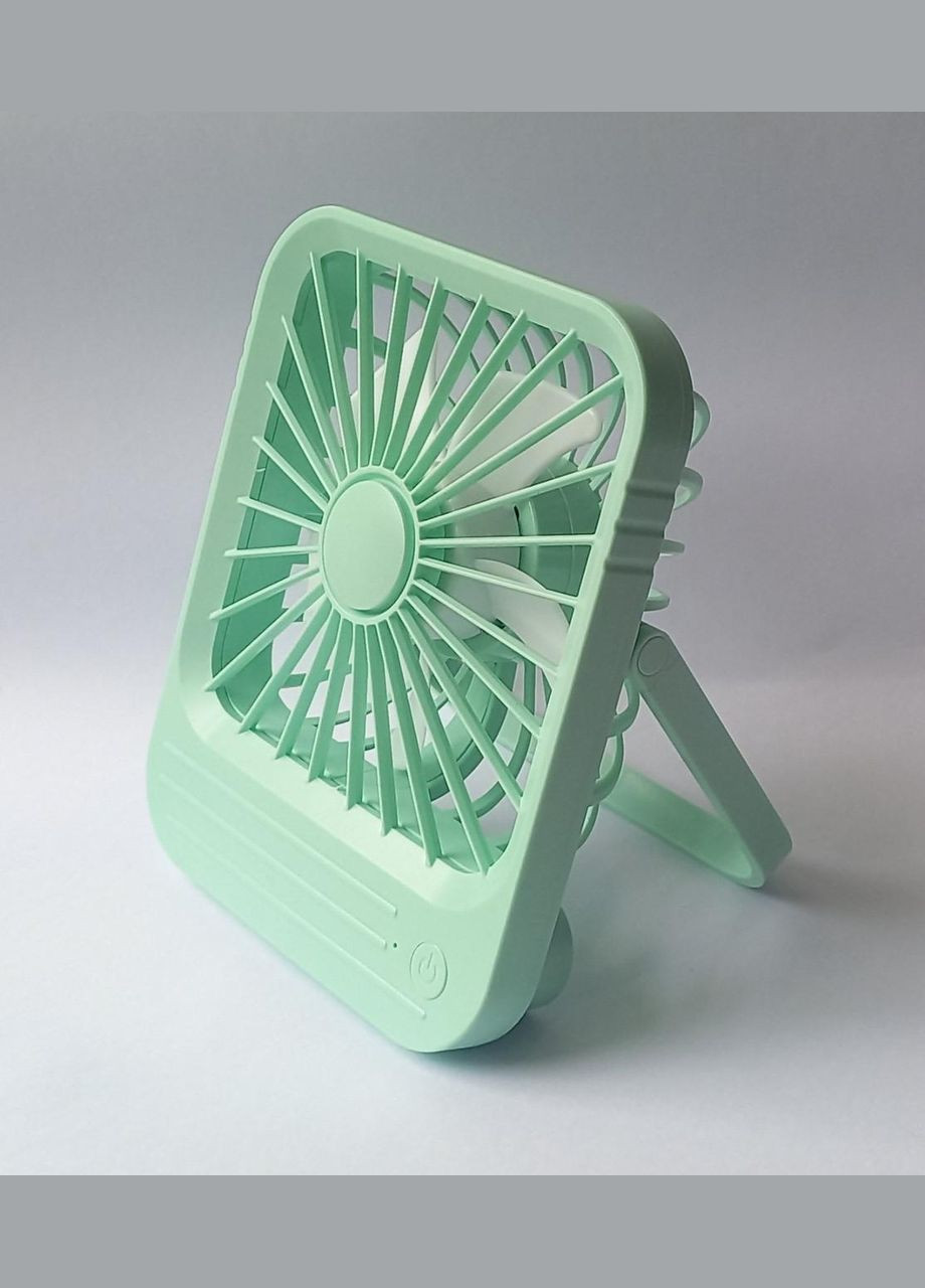 Вентилятор настольный ультра компактный Table Fan 966 GJY салатовый No Brand (322899327)