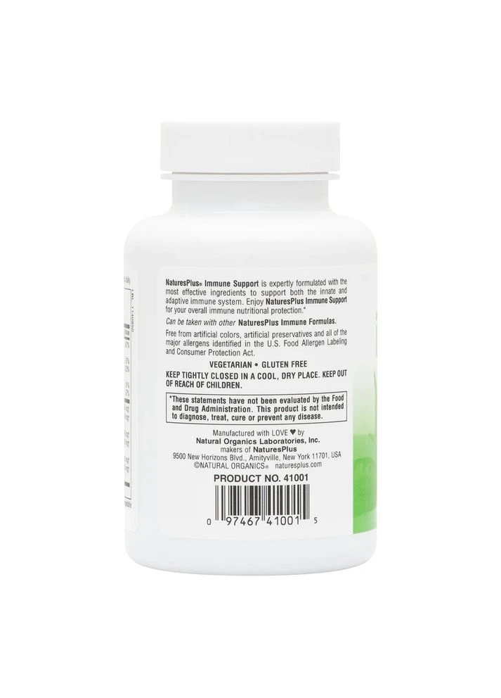 Вітаміни та мінерали Immune Support, 60 таблеток Natures Plus (333976131)