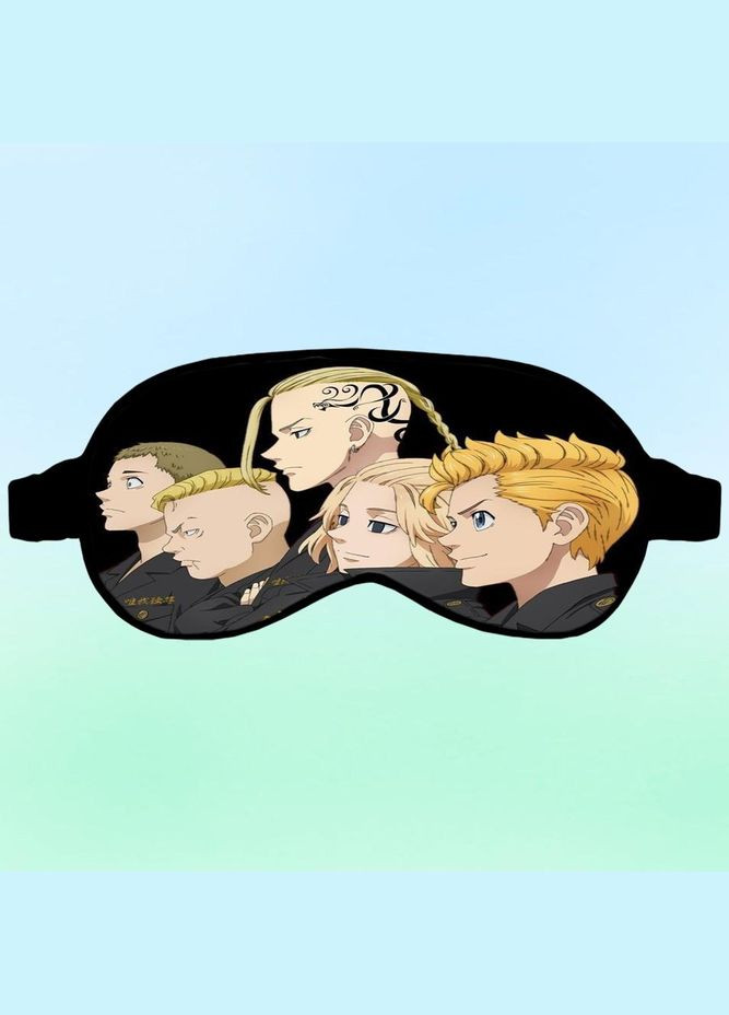 Маска для сна Аниме Токийские мстители #0008 черная No Brand (315043807)