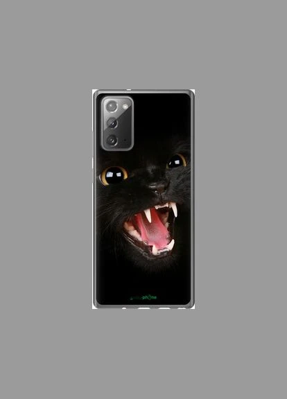 Чехол на Samsung Galaxy Note 20 Чёрная кошка "932u-2036-2448" Endorphone (380371990)