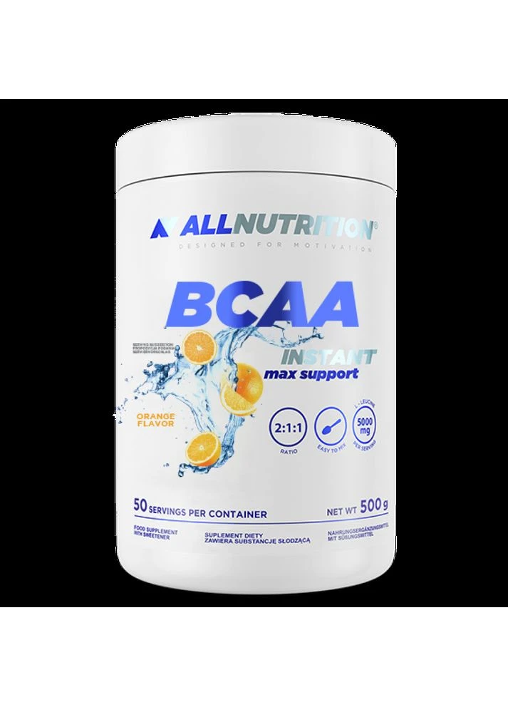 BCAA Max Support Instant - 500g Orange Allnutrition (402790536)