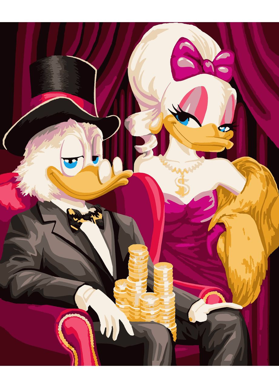 Картина за номерами Скрудж з дамою 40х50 см PN2017 Artissimo (370452614)