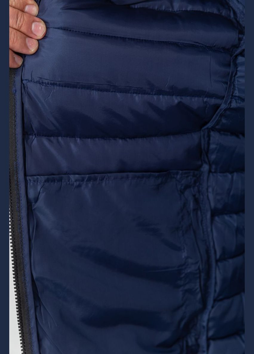 Синяя демисезонная куртка мужская демисезонная, цвет черный, Ager
