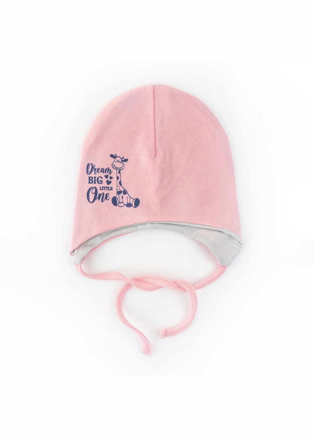 Шапочка для девочки двухслойная Жирафик 44 dexter's (365578911)