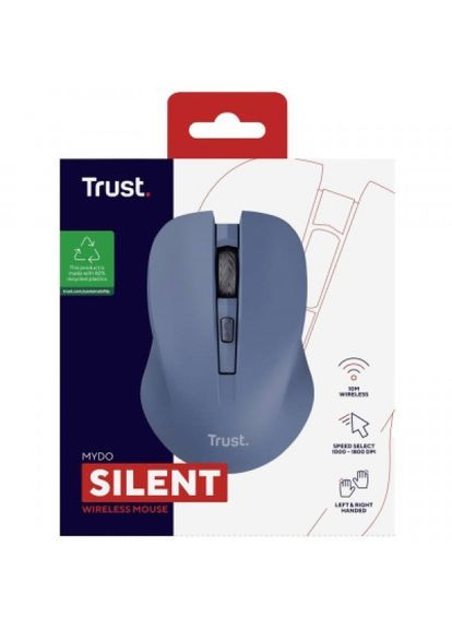 Миша Trust mydo silent wireless blue (275092780)