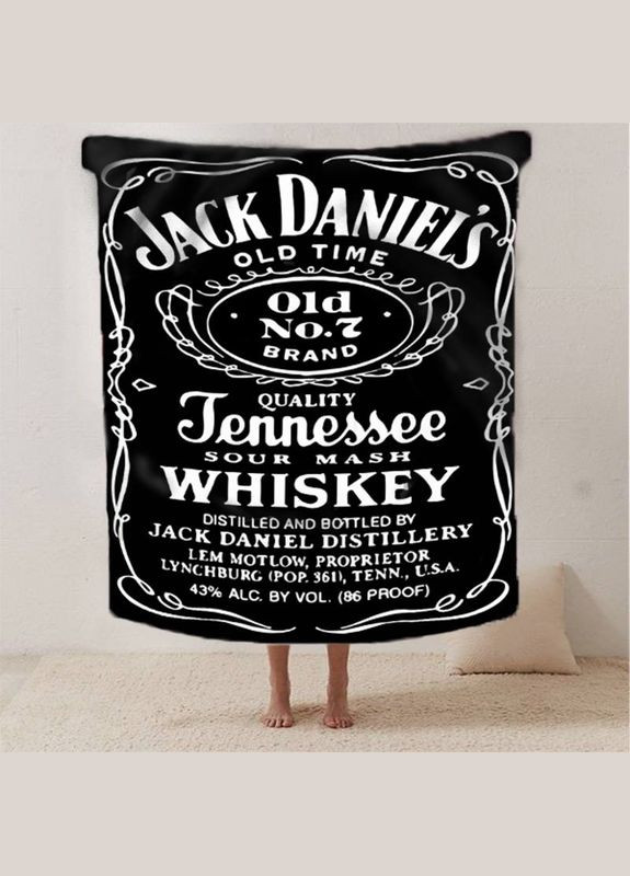 Плед 3D Елітний Jack Daniel's 12587 135х160 см FlexDress (364496826)