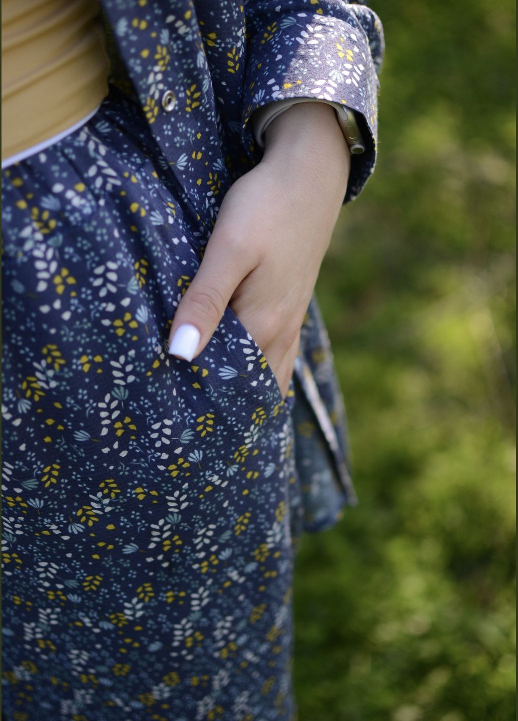 Сорочка + штані з принтом "Мімози" (костюм) HOCHUSOBITAKE (332808926)