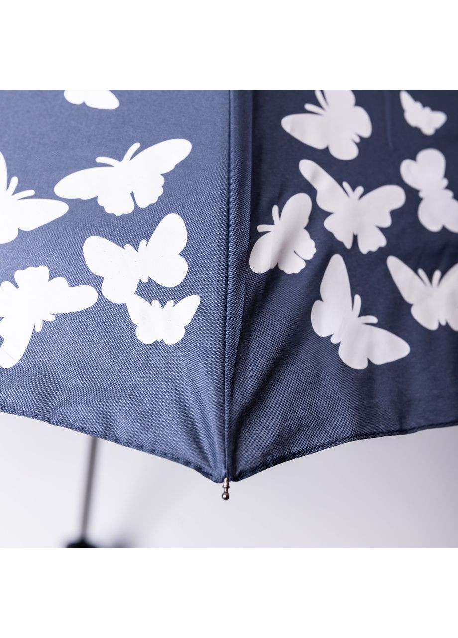 Синий зонт полуавтомат с принтом прочный из полиэстера диаметр 97 см hp-23-2bl Yiwu (370974844)