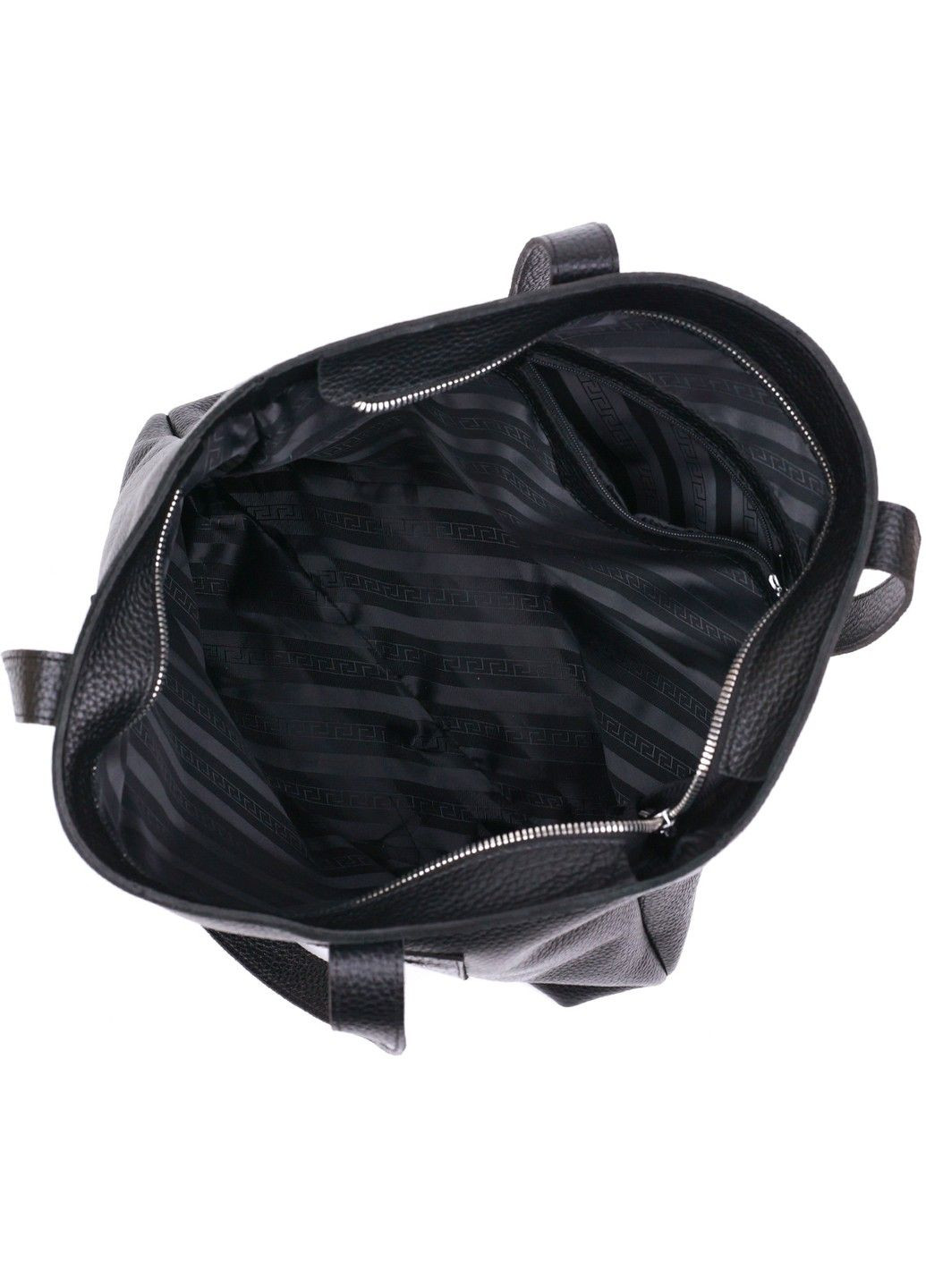 Шкіряна універсальна жіноча сумка 16354 Чорний Shvigel (292849806)