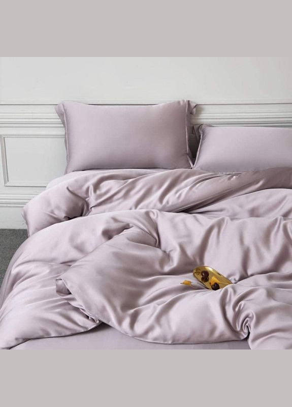 Постільна білизна PEARL PINK Premium Сатин Двоспальна на резинці MERISET (278255931)