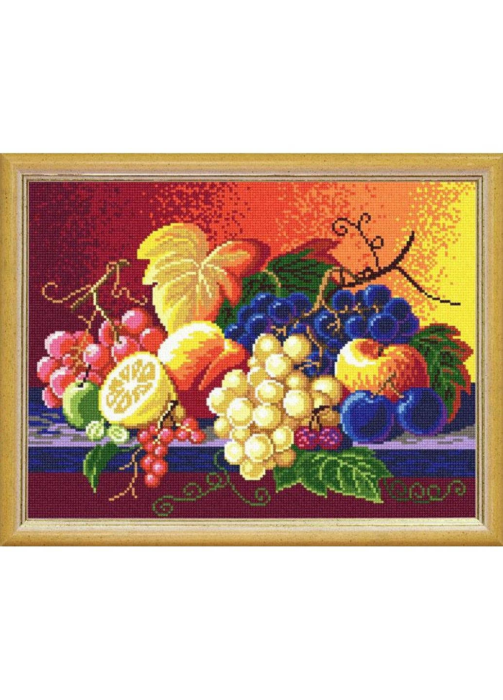 Набір для вишивання хрестиком Натюрморт «Фрукти» Zweigart Madeira муліне 30х40 см No Brand (333165139)