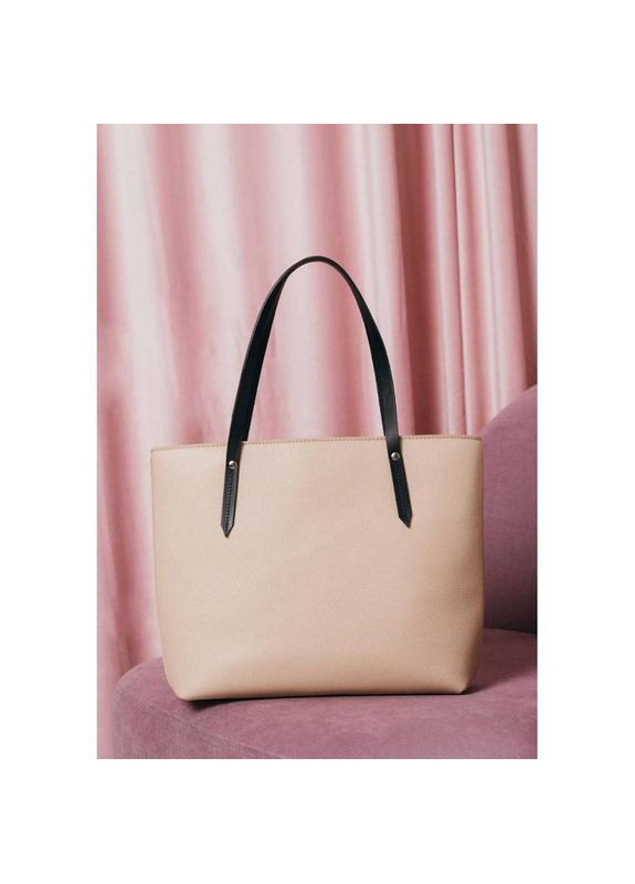 Сумка через плечо женская кожаная шоппер Walker Mini светло-бежевый флотар The Wings (302008267)