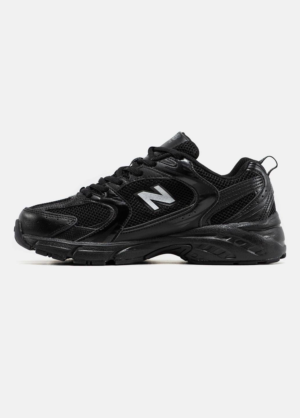 Кроссовки женские и мужские New Balance 530 Black | Нью Беланс 530 черные No Brand чёрные демисезоны (345562961)