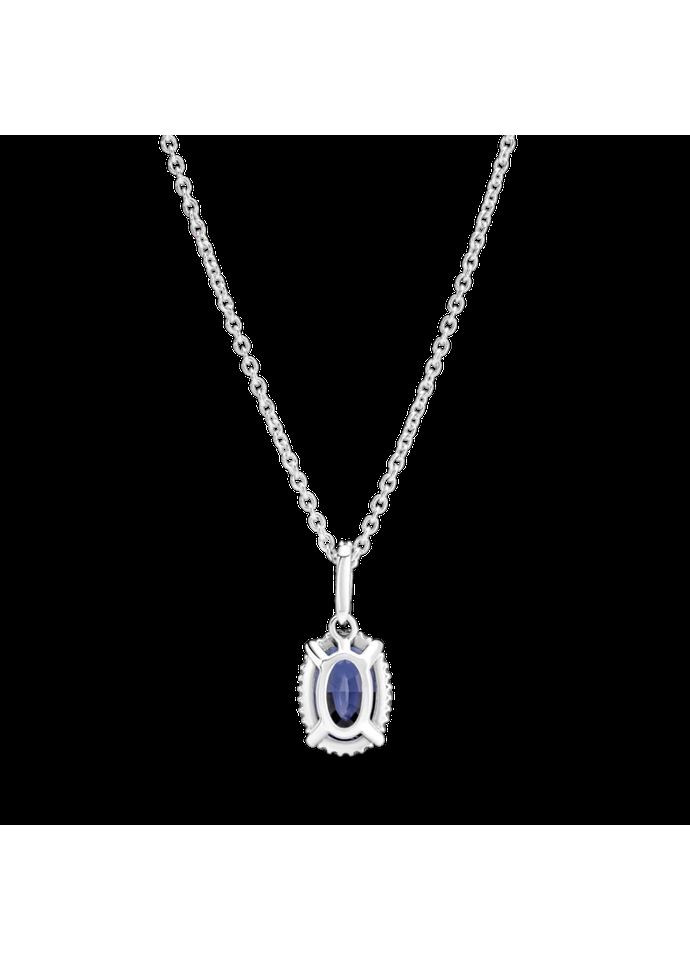 Серебряное колье с кулоном Пандора "Блестящий ореол" 390055C01 Kabluchka (355462730)