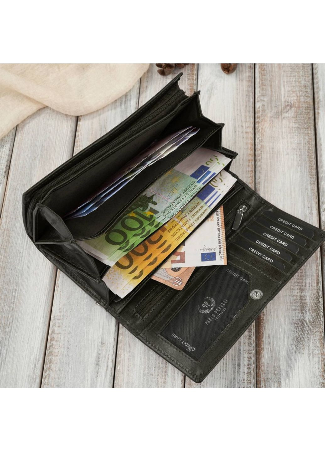 Кожаный женский кошелек Paolo Peruzzi (361970202)