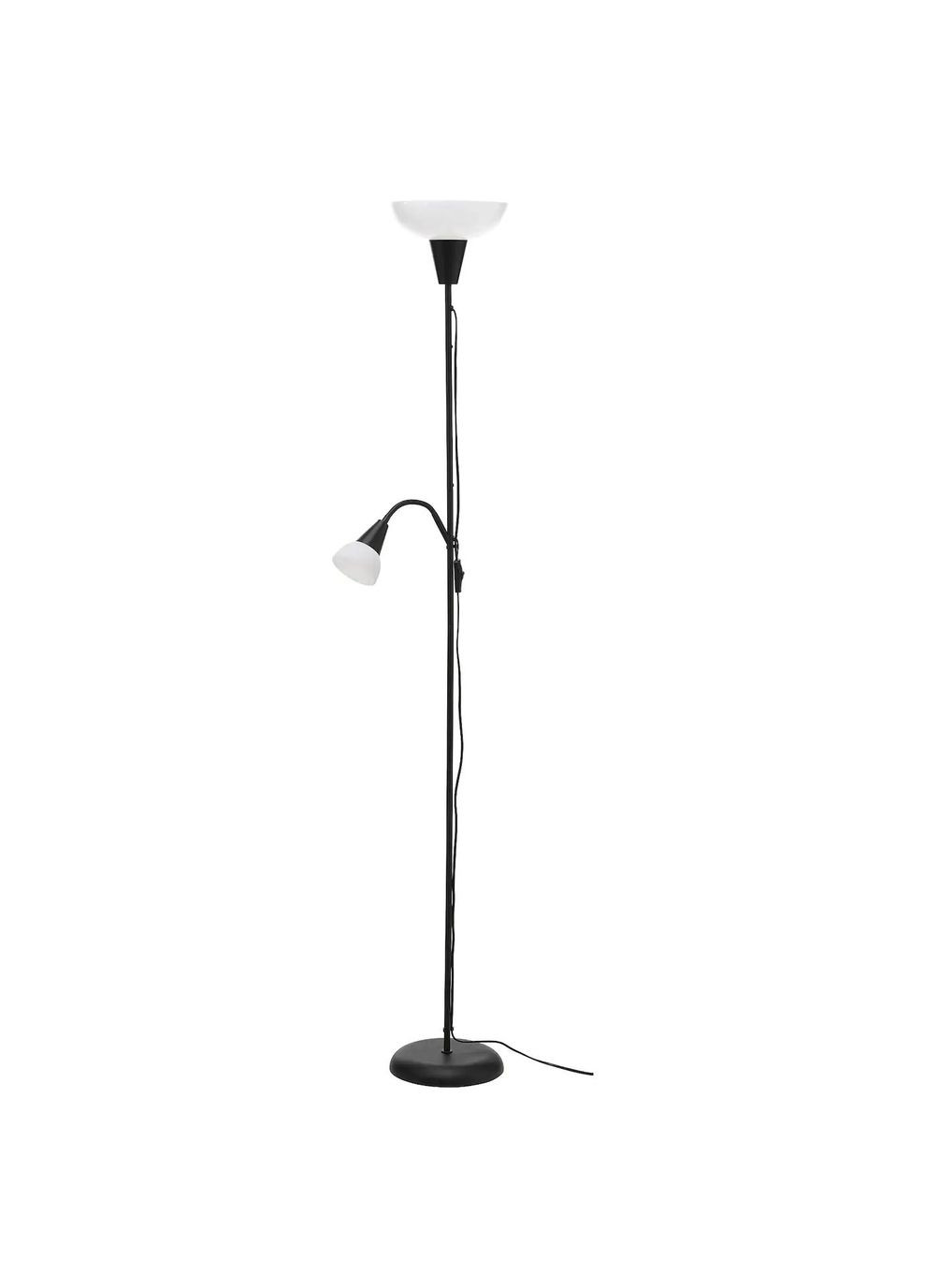 Торшер/лампа для читання ІКЕА TAGARP чорний білий (40486387) IKEA (271120150)