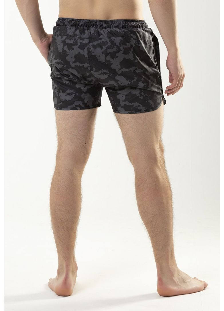 Мужские серые пляжные мужские пляжные шорты, быстросохнущие, камуфляжные, летние, спортивные, легкие для купания и просто отдыха Intruder