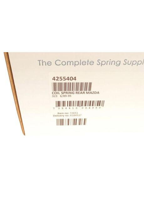 Пружина подвески 4255404 Lesjofors (354760954)