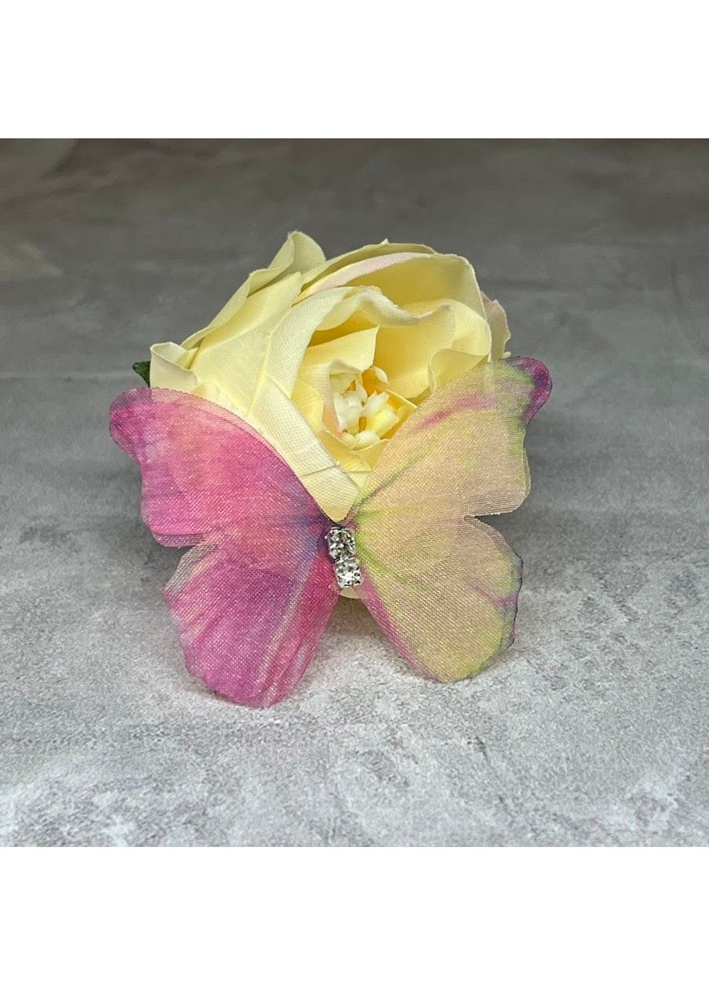 Метелик шифоновий (двошаровий), розмір ≈ 3*4 см, арт 016576, 1 шт No Brand (317352017)