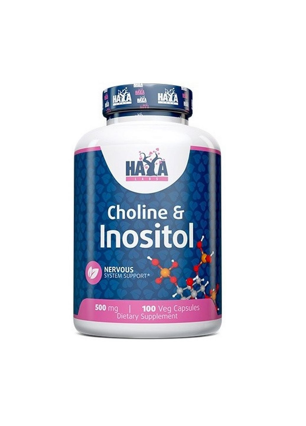 Витамины и минералы Choline & Inositol, 100 вегакапсул Haya Labs (293342882)