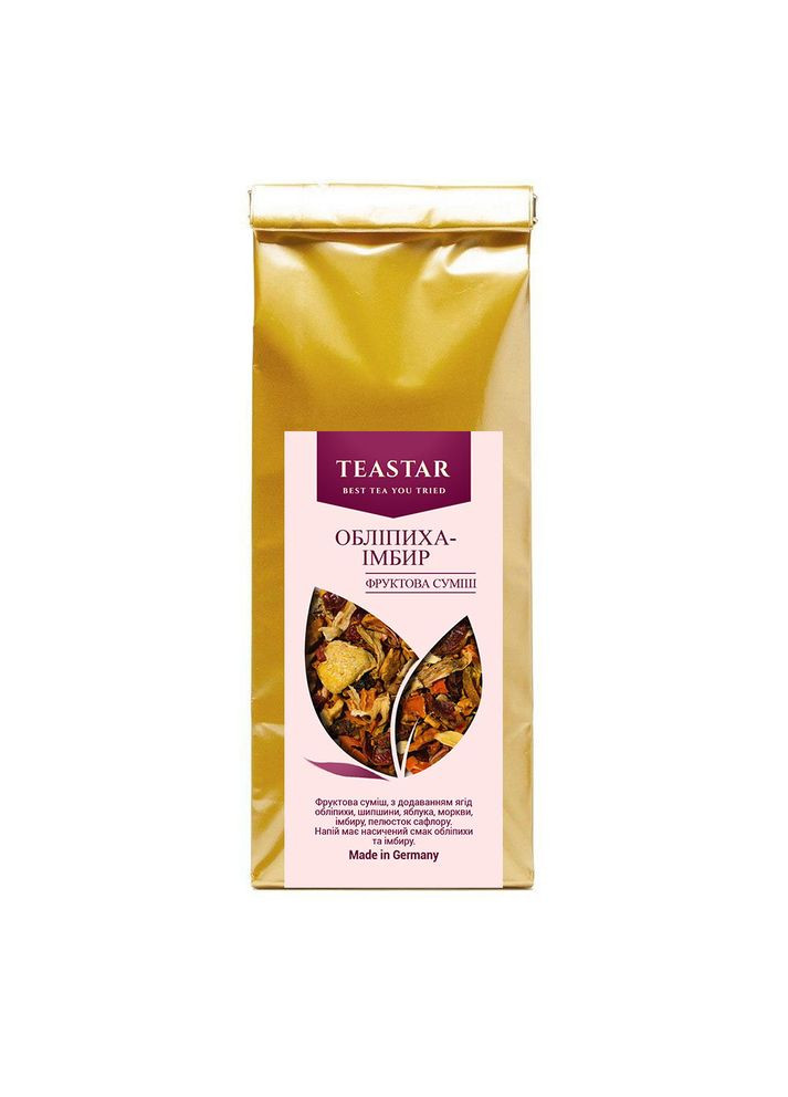 Чай Облепихаимбирь фруктовая смесь с добавками рассыпной 50г PA40023 Tea Star (284722813)
