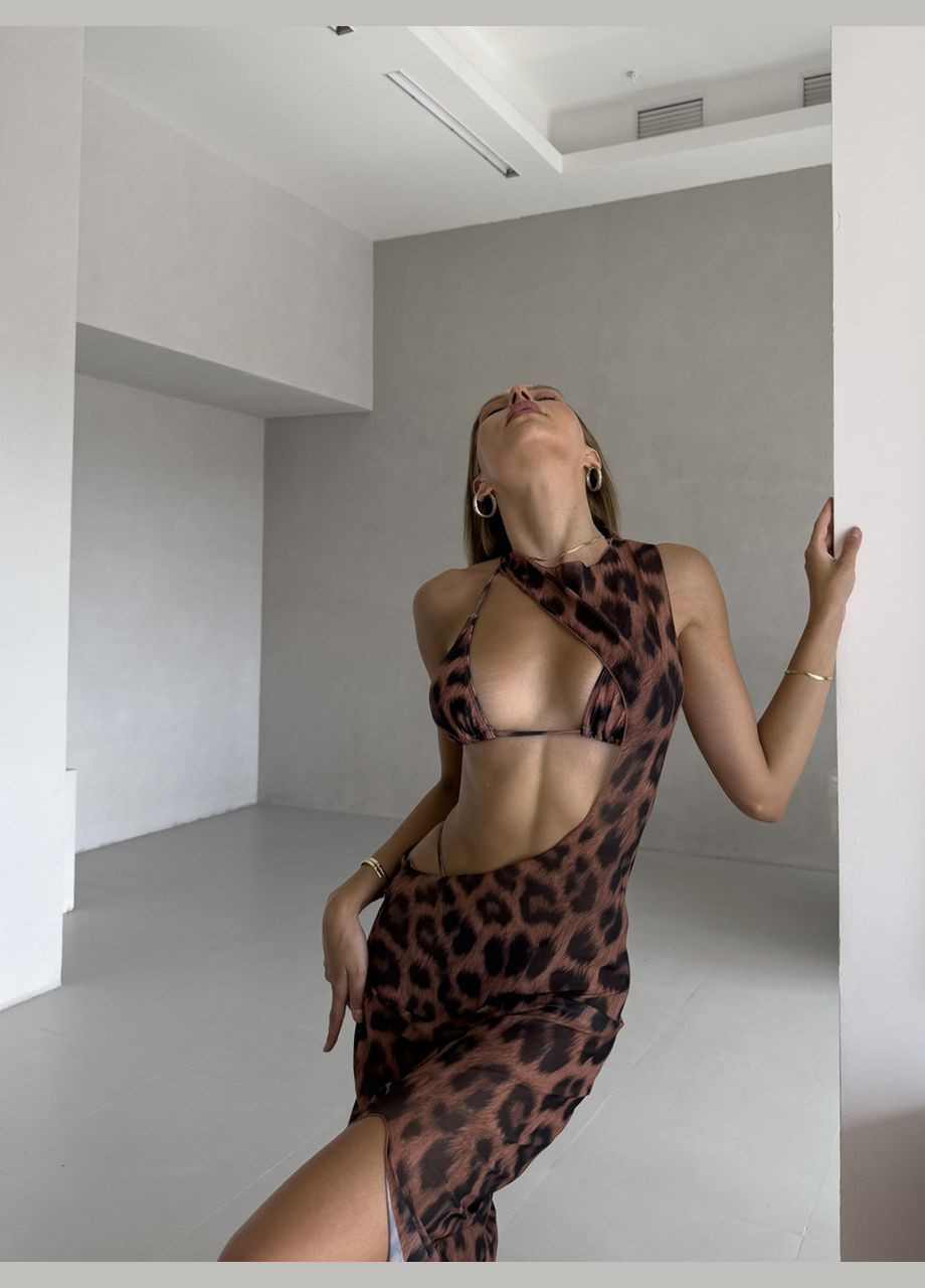 Комбінований літній роздільний купальник трійка роздільний Ghazel