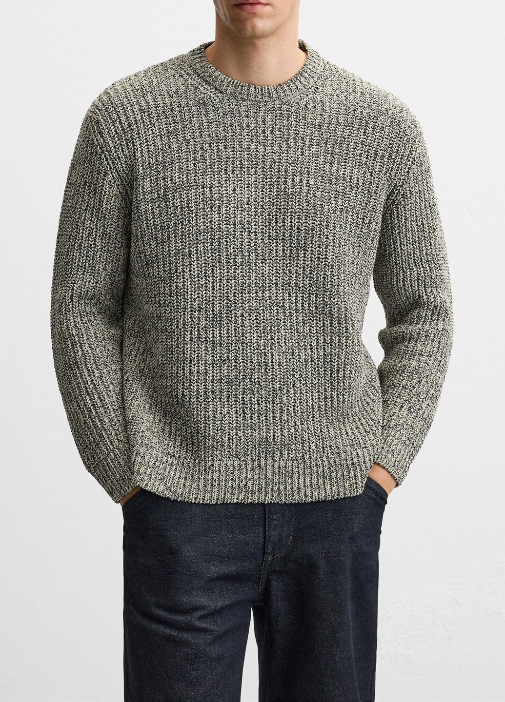 Сірий демісезонний светр Zara