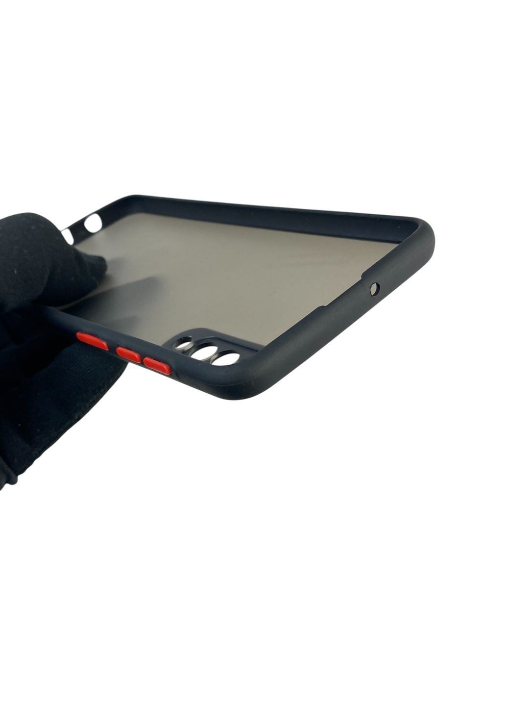 Чехол для телефона Galaxy A50s (SM-A507F) с высокими бортами с защитой камеры на самсунг а50с черный Samsung (366230923)