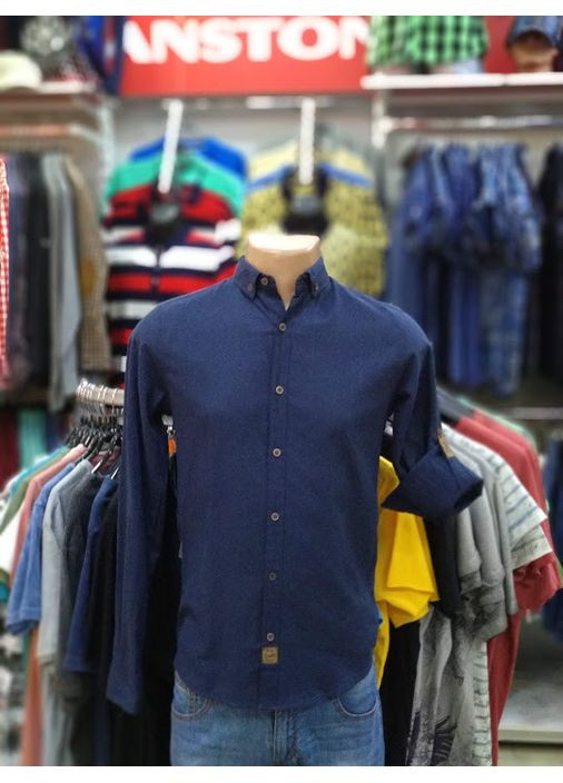 Синяя рубашка GNC