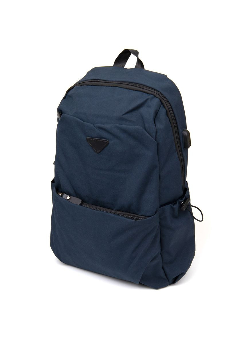 Рюкзак для ноутбука текстильний smart темно-синій 30х45,5х13 см 20625 Vintage (362418171)