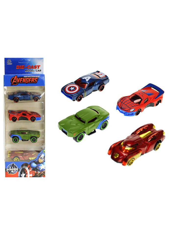 Набір металевих машинок "Супергерой" 1210-11S A-Toys (307926746)