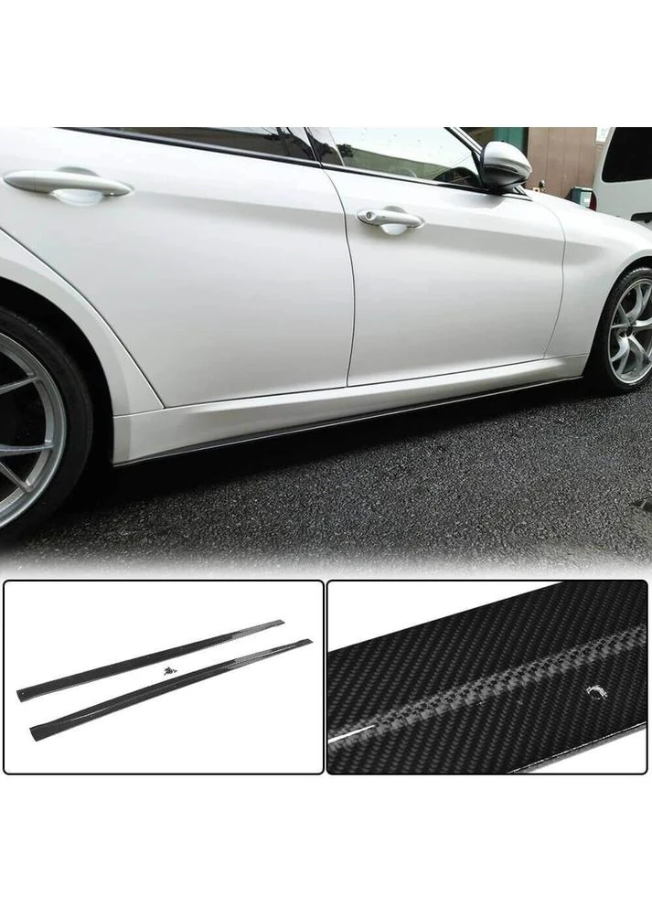 Бокові пороги V2 (для Base/Sport, Карбон) для Romeo Giulia 2016-2022 рр Alfa (389261486)