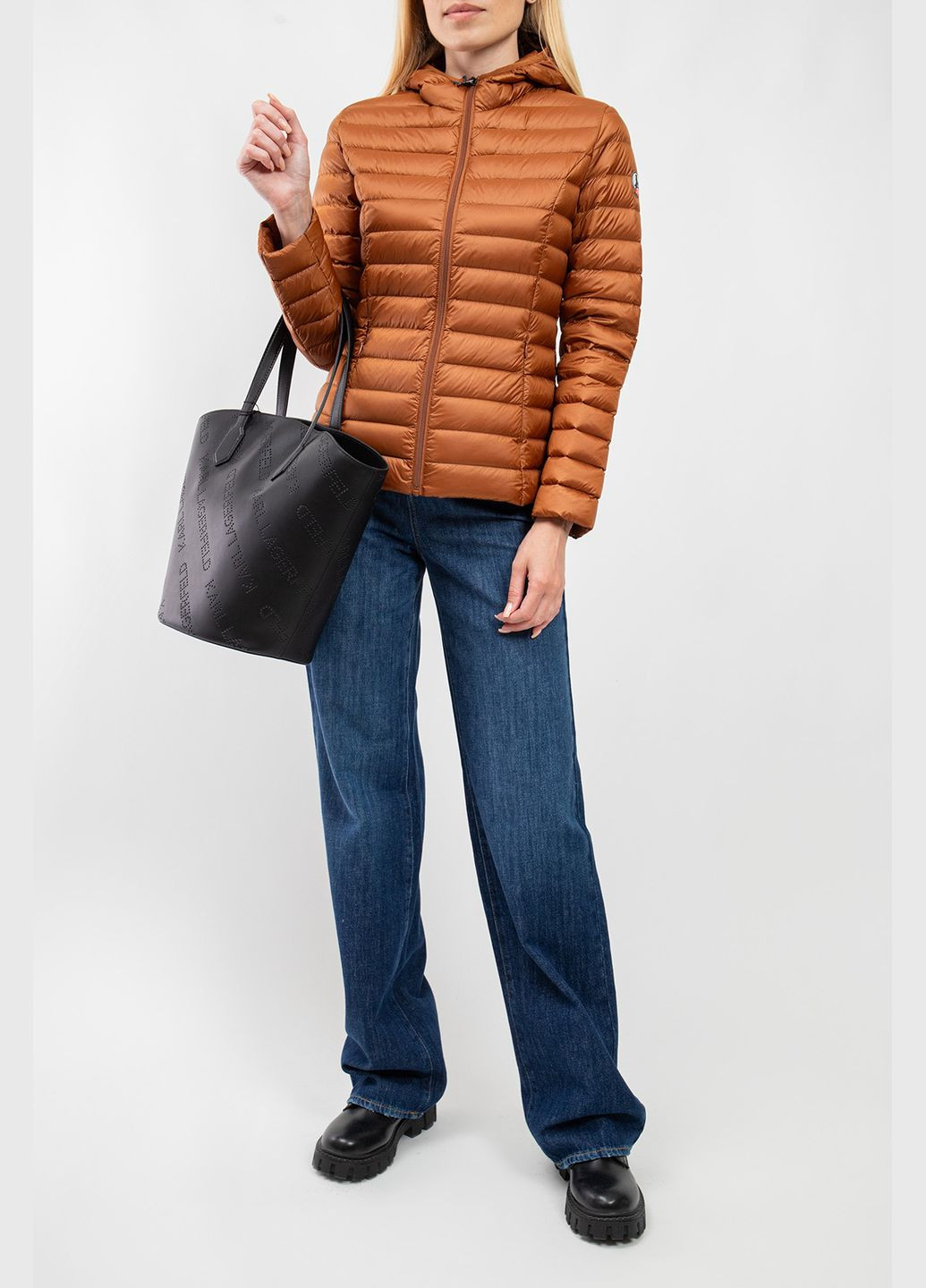 Коричневий демісезонний Пуховик JOTT