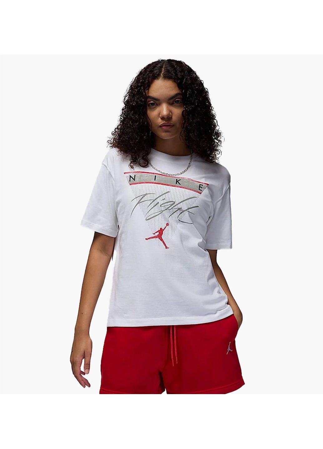 Футболка жіноча Flight Heritage T-Shirt White Air Jordan - (365961665)