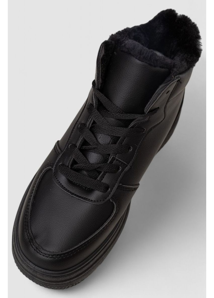 Кросівки жіночі зимові на хутрі, колір білий, 248RAM019 Ager чорні всесезони (369971782)