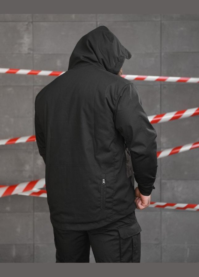 Тактическая демисезонная куртка 7.62 Tactical черная No Brand (322007099)