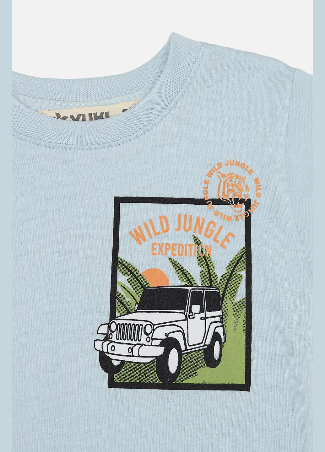 Блакитна літня футболка з коротким рукавом для хлопчика колір блакитний cb-00274892 Yuki