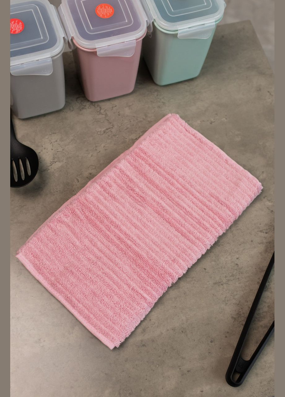 No Brand полотенце кухня микрофибра р.35*70 розовый производство -