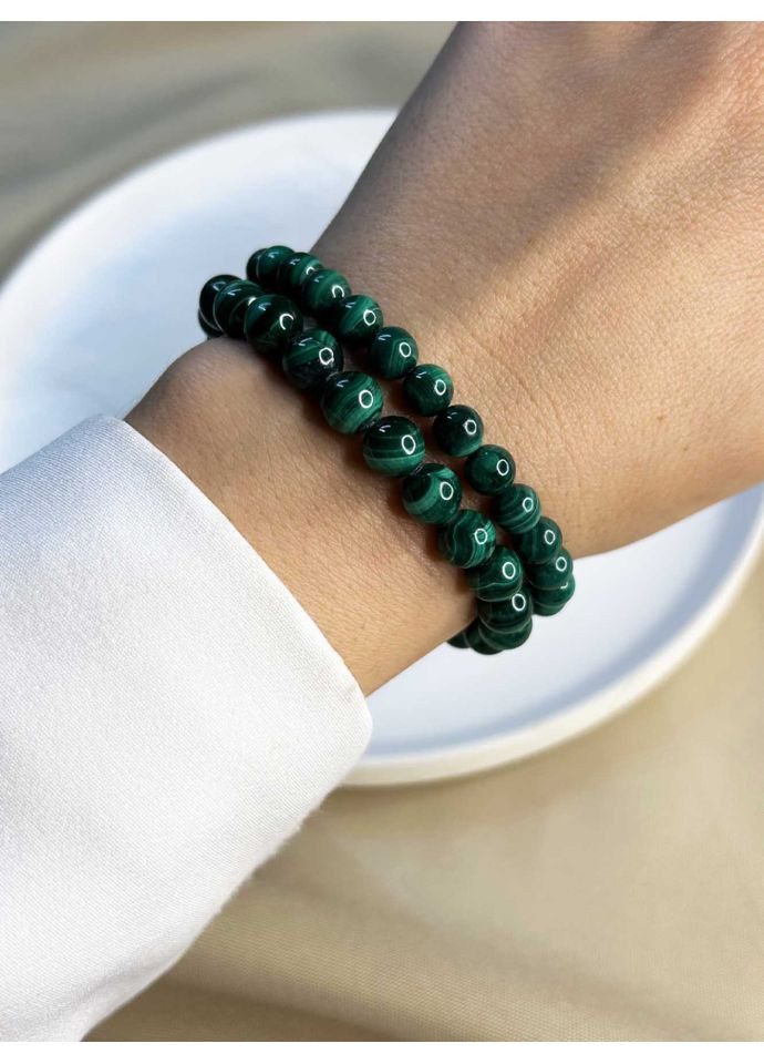 Сет браслетов из натурального малахита 4827 LeBijou (367580314)