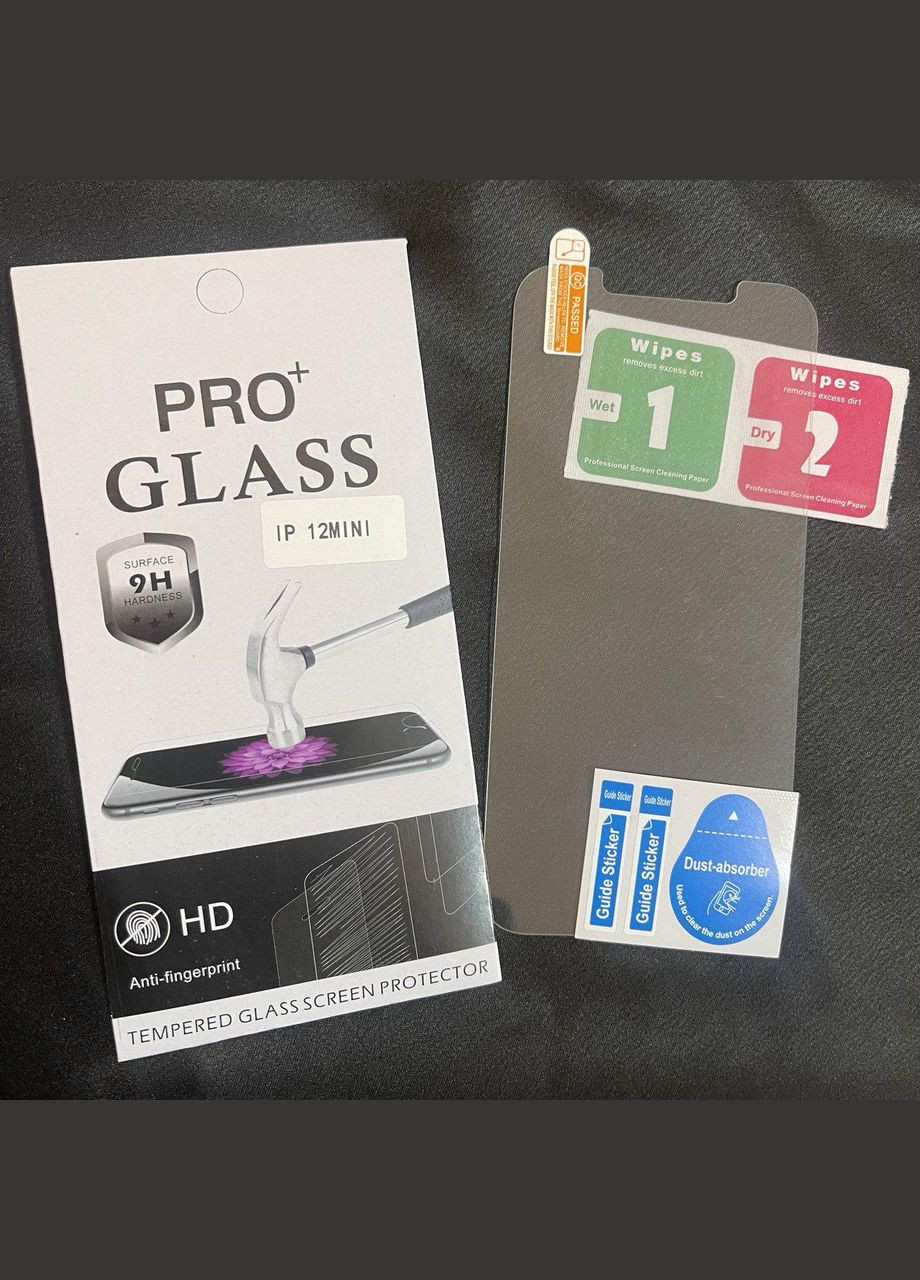 Защитное стекло Pro для прочностью 9Н Glass iphone 12 mini (292312911)