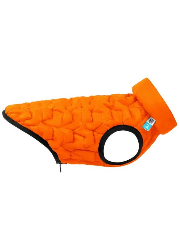 Двустороння еластична курточка для собак (жовтогаряча/чорна) AiryVest UNI - S38 (35-38 см) Collar (327069151)