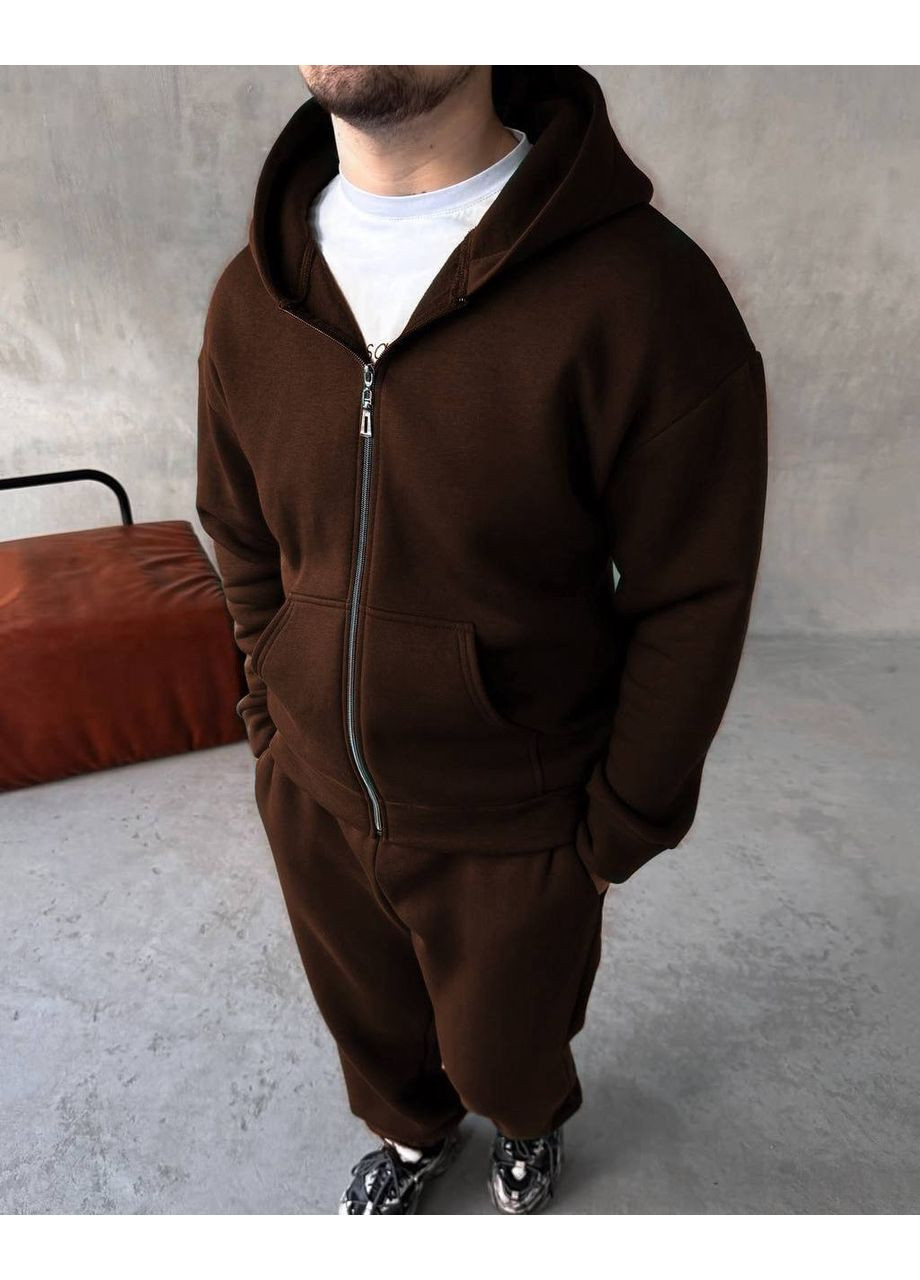 ЧОЛОВІЧИЙ ЗИМОВИЙ КОСТЮМ ІЗ ТРИНитКИ НА ФЛІСІ — ЗАМІР В ОПИСІ DK/DL Мода без кордонів (371991147)