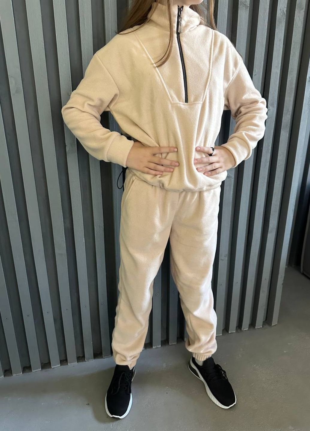 Молочный демисезонный крутые термо костюмы для самых маленьких и стильных брючный Tik-Tak