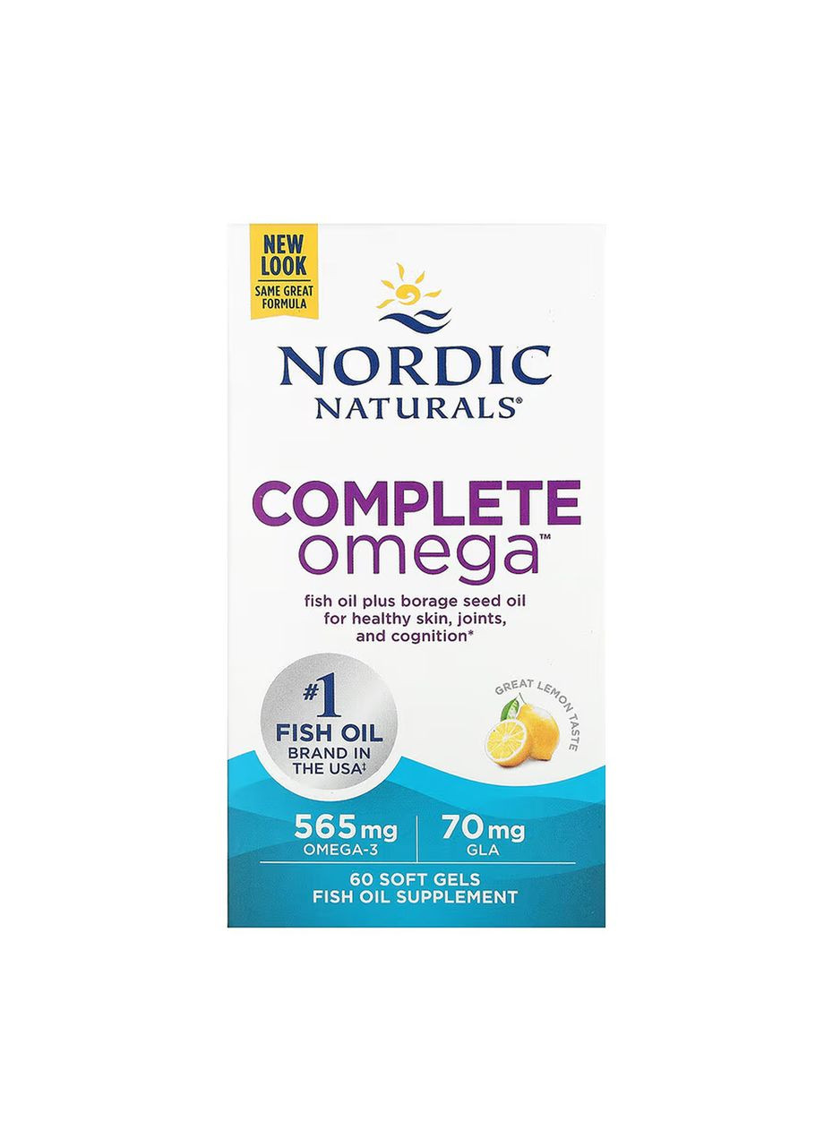 Complete Omega - 60 softgels Nordic Naturals (369400306)