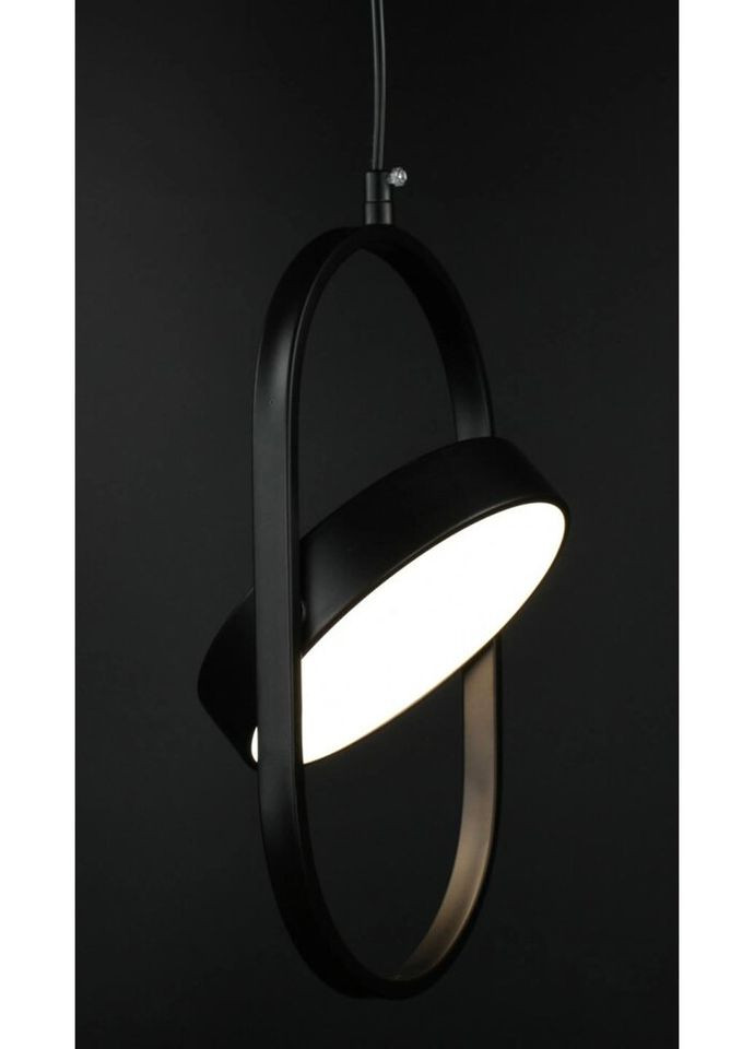 Люстра светодиодная подвесная LED светильник для квартиры на потолок лэд 26961 Черный 40-240х10х18 см. Sunnysky (324396600)