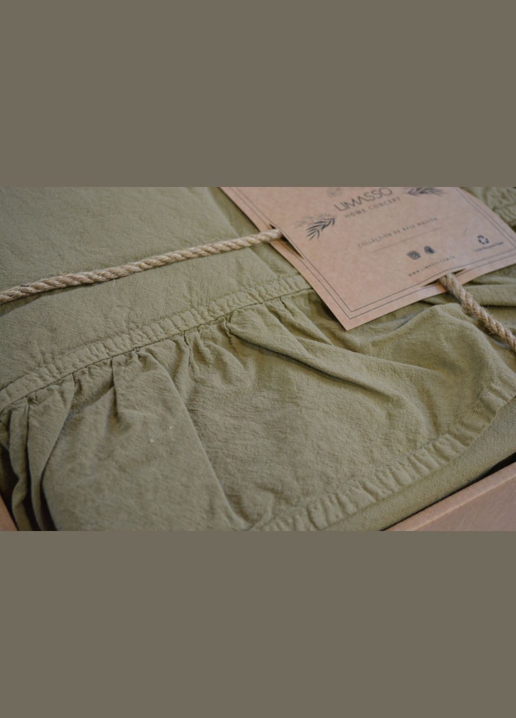 Постільна білизна Stonewashed Exclusive Ranforce 200 х 220 см Akdeniz Yesili Limasso (318382480)