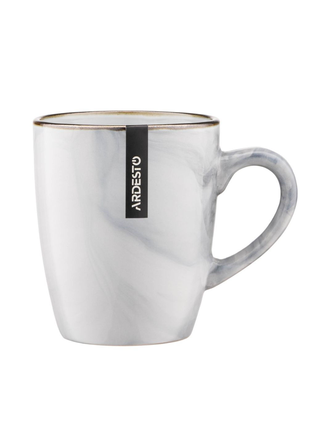 Чашка Marmo AR-2939-MRW 360 мл білий Ardesto (325470954)