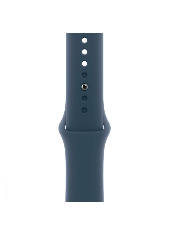 Смартчасы GPS 44mm Silver Aluminium Case with Storm Blue Sport Band S/M (MREC3) Apple Watch SE 2 (314980265)